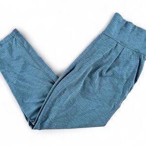 Athleta Salutation High Rise Leggings Joggers Heathered Grey Green Women’s Med